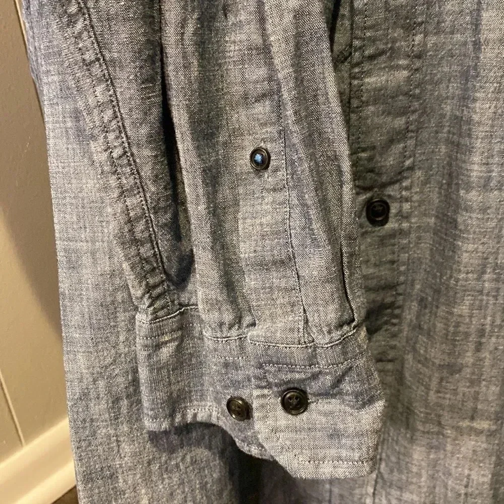 NWT Banana Republic XXL Grant Fit Button Down Dress Shirt Long Sleeve Pocket